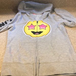 Girls Justice “Dance” Emoji zip up